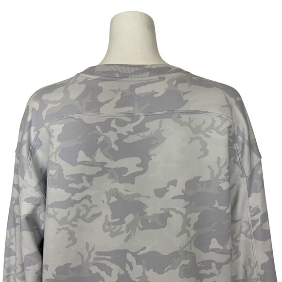 Lululemon Perfectly Oversized Crew Sweatshirt 8 Incognito Camo Alpine - Picture 9 of 13